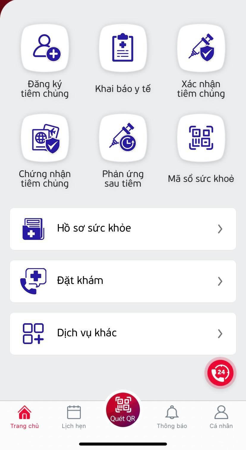 Sổ sức khoẻ điện tử