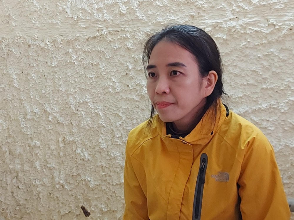 Bị can Mai Thị Hoa.