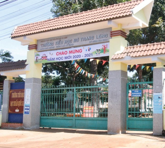 Trường Tiểu học Nơ Trang Lơng, TP Buôn Ma Thuột tạm thời đóng cửa để phòng, chống dịch bạch hầu.