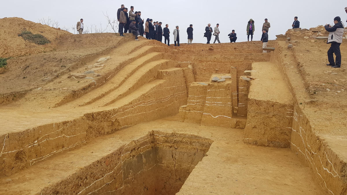 Kết quả khai quật gần đây đã chứng minh giá trị đặc biệt của di sản văn hoá nhân loại thành nhà Hồ. Ảnh: A.T.