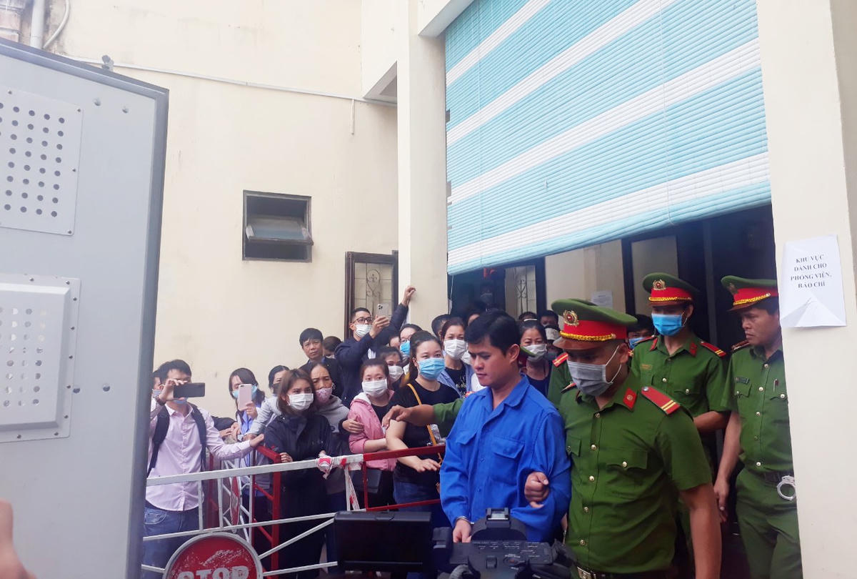 Bị cáo Lê Quang Huy Phương.