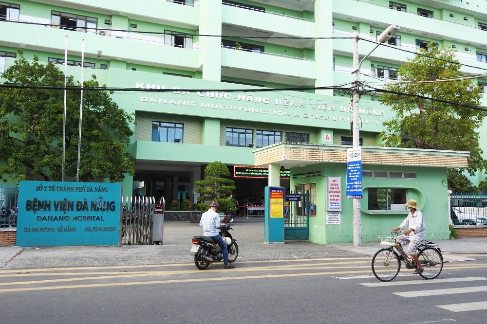 Bệnh viện Đà Nẵng mở cửa, hoạt động bình thường trở lại kể từ chiều nay 25/8. Ảnh: Thanh Tùng.