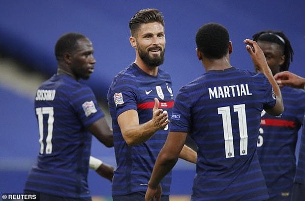 Pháp tái hiện kết quả chung kết World Cup 2018 trước Croatia. (Nguồn: Reuters).