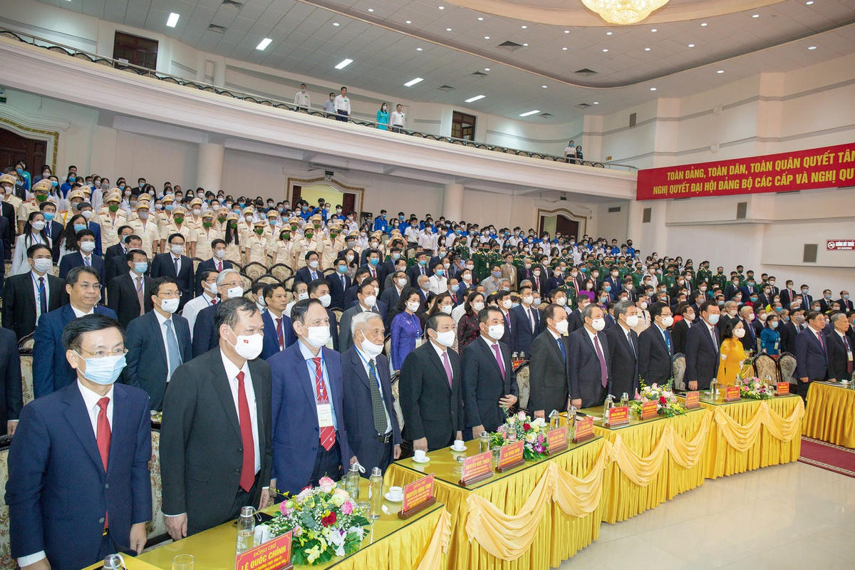 Quang cảnh buổi lễ.