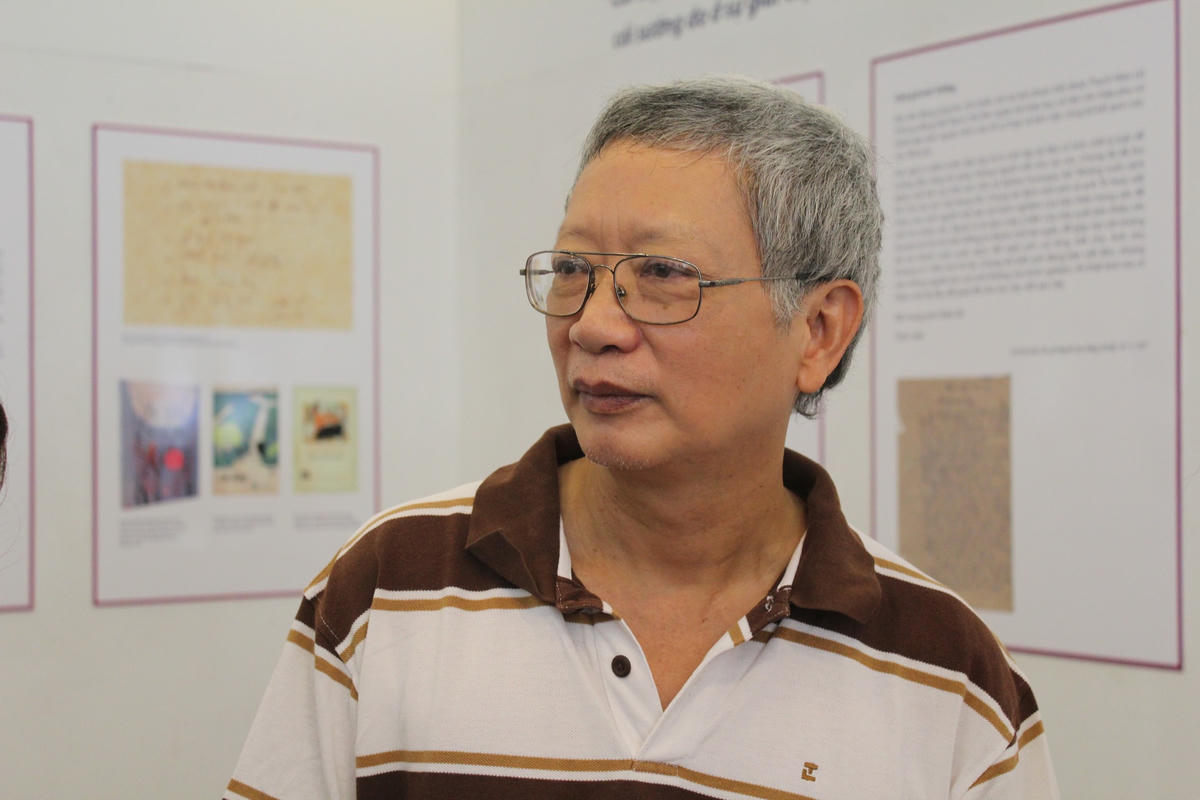 Nhà văn Trần Chiến. Ảnh: Hoàng Thu Phố.