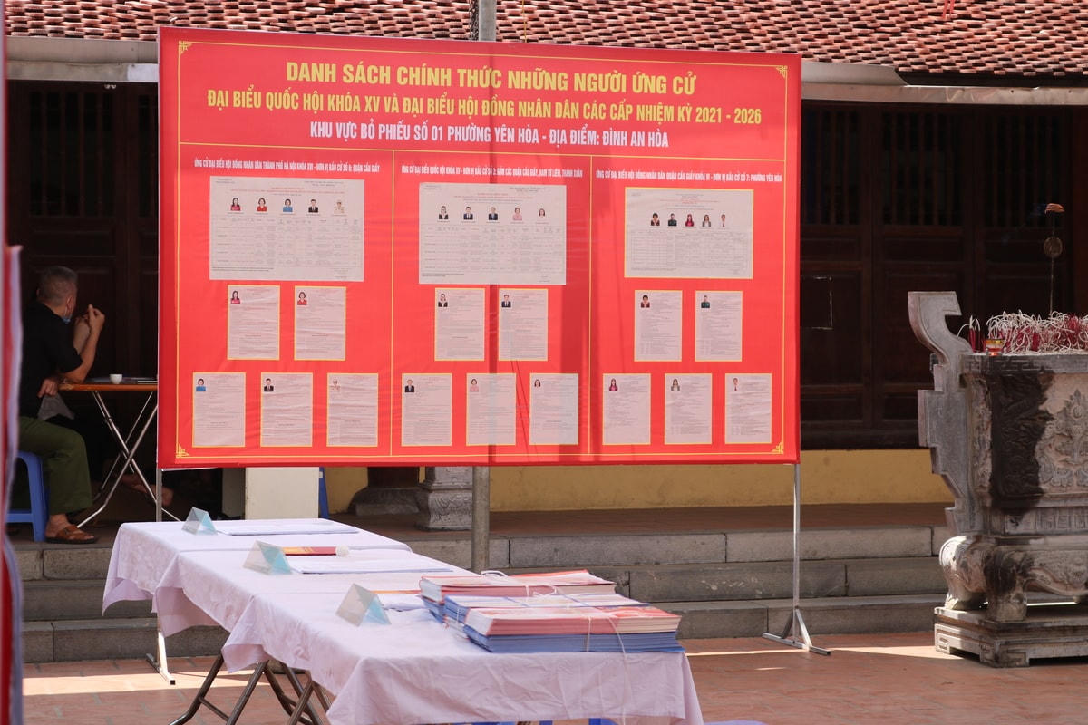 Mọi công tác chuẩn bị từ niêm yết danh sách cử tri, danh sách người ứng cử đại biểu QH và đại biểu HĐND... đang được tích cực hoàn tất.  