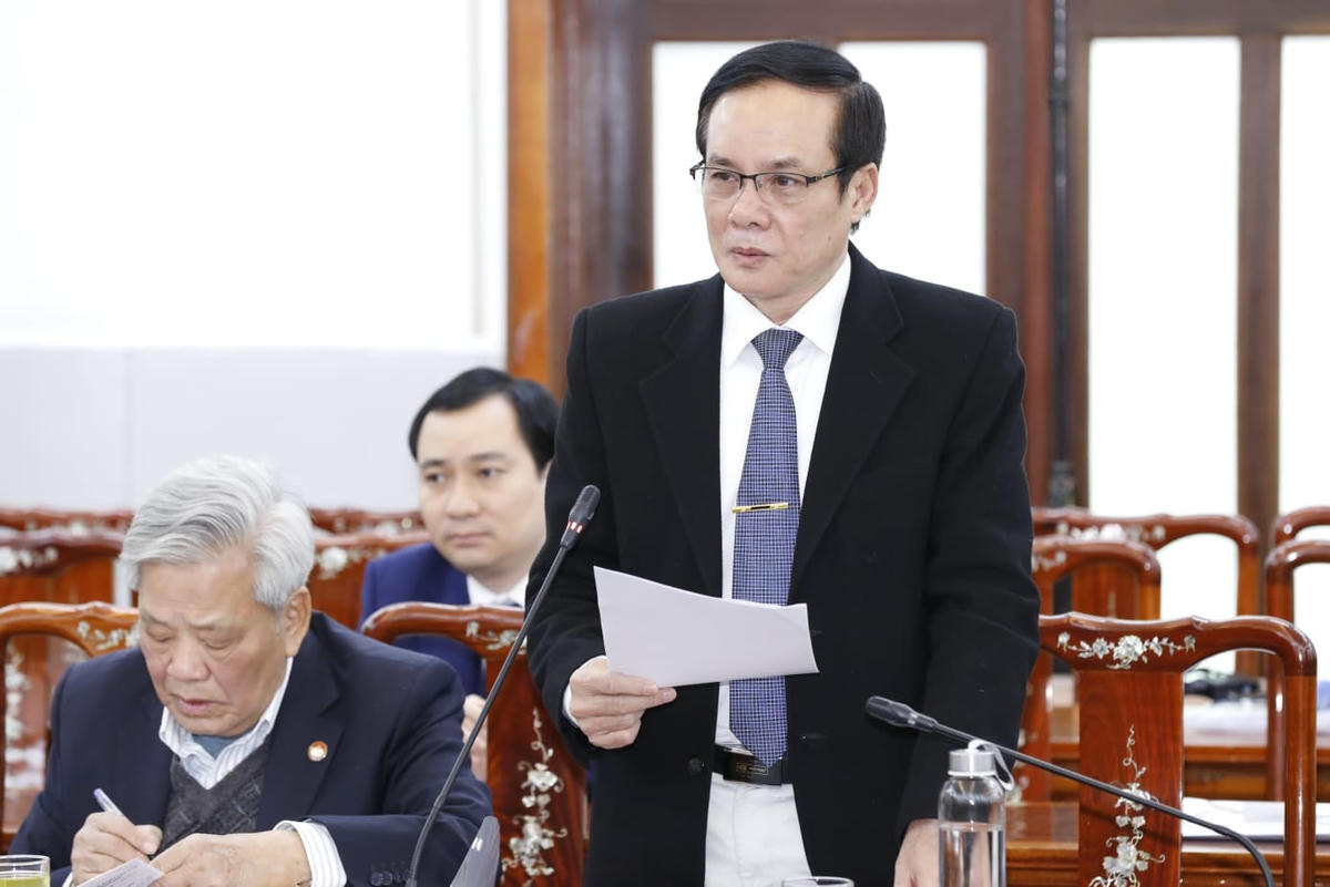PGS.TS Lê Bá Trình, nguyên Phó Chủ tịch UBTƯ MTTQ Việt Nam. Ảnh: Quang Vinh.