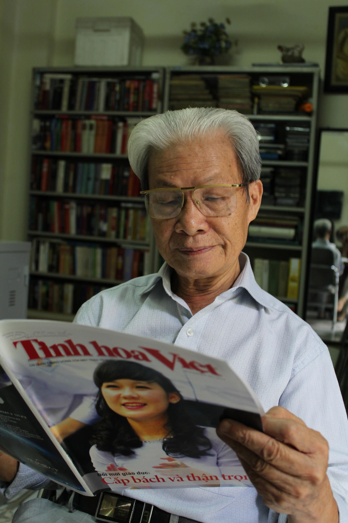 Nhạc sĩ Nguyễn Tài Tuệ. Ảnh: Thư Hoàng.