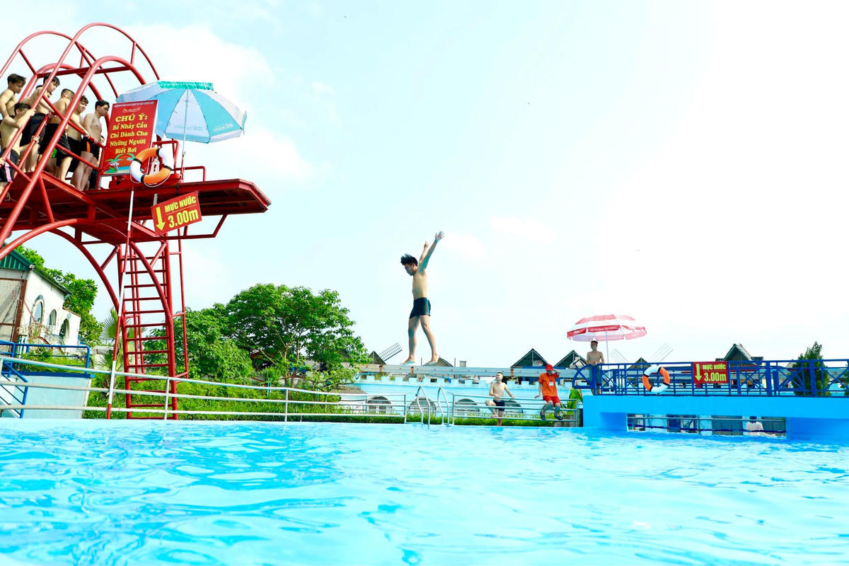 Nhiều trải nghiệm mới tại Công viên nước Hồ Tây.