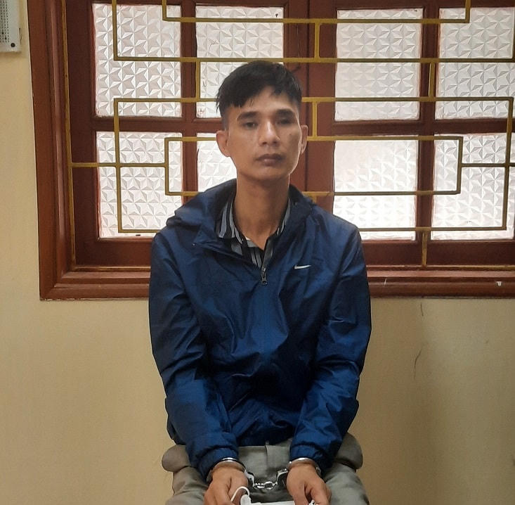 Đối tượng Vinh tại cơ quan Công an tỉnh Hải Dương.