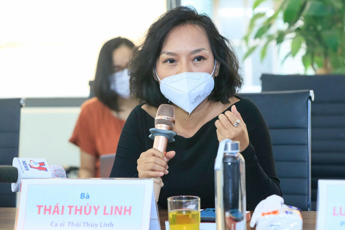 Ca sĩ Thái Thùy Linh. Ảnh: Quang Vinh.