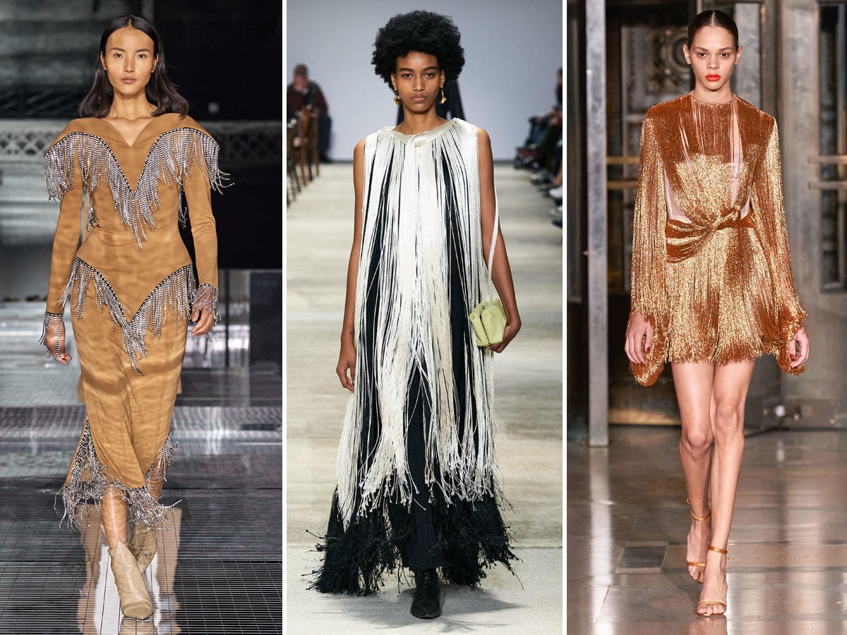 Từ trái qua: Burberry, Jil Sander và Oscar de la Renta. (Ảnh: Gorunway).