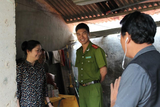 Thượng úy Hoàn ê ẩm người khi quay "Bí mật tam giác vàng".
