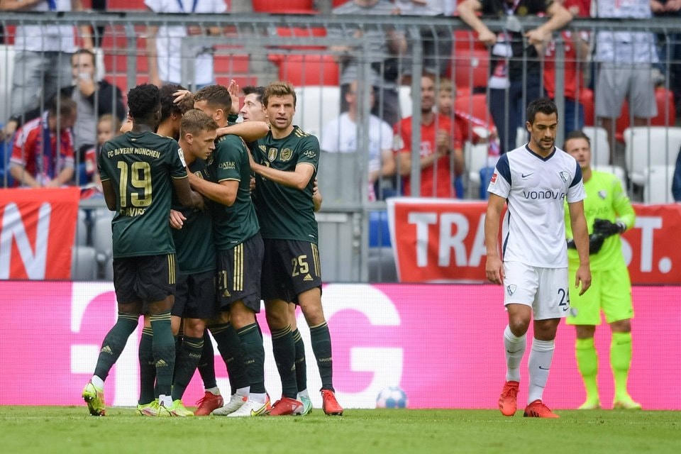 Với 7 bàn vào lưới Bochum, Bayern đã ghi đến 38 bàn sau 8 trận kể từ đầu mùa.