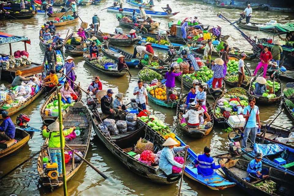 Chợ nổi sông hoa
