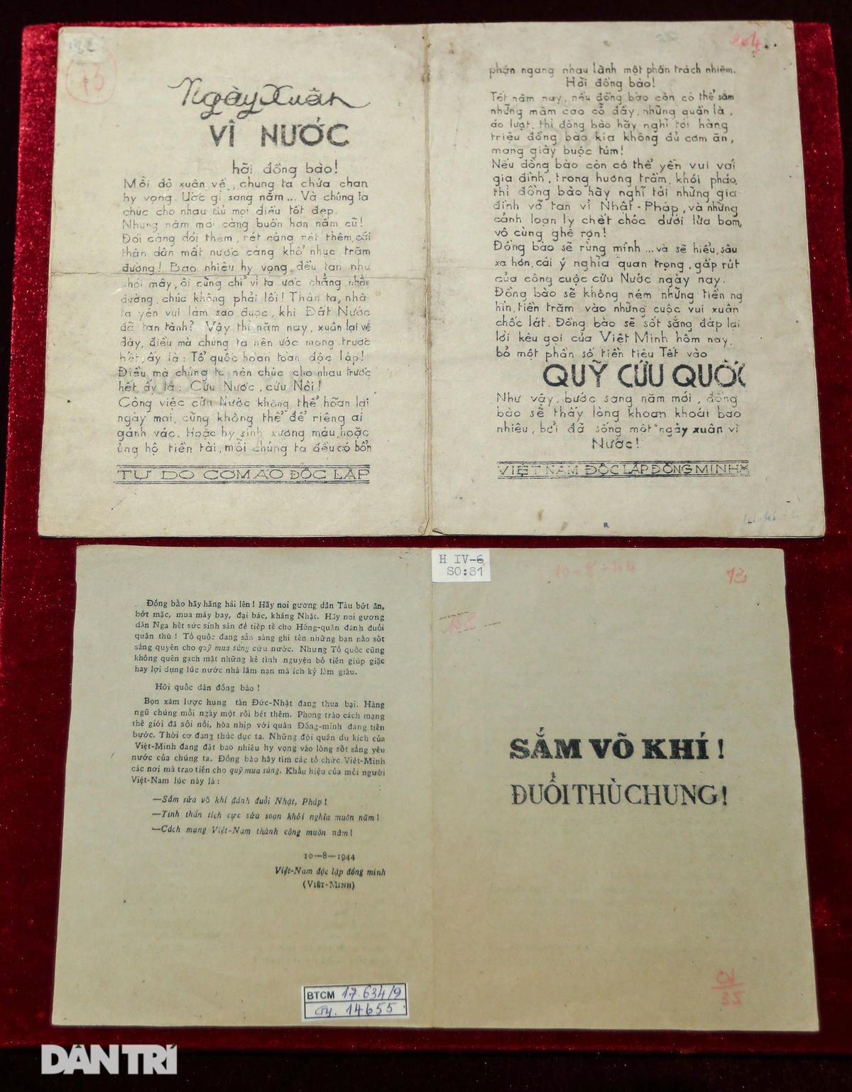 [ẢNH] Kỷ vật ghi lời hiệu triệu hào hùng của Bác Hồ ngày Tổng khởi nghĩa