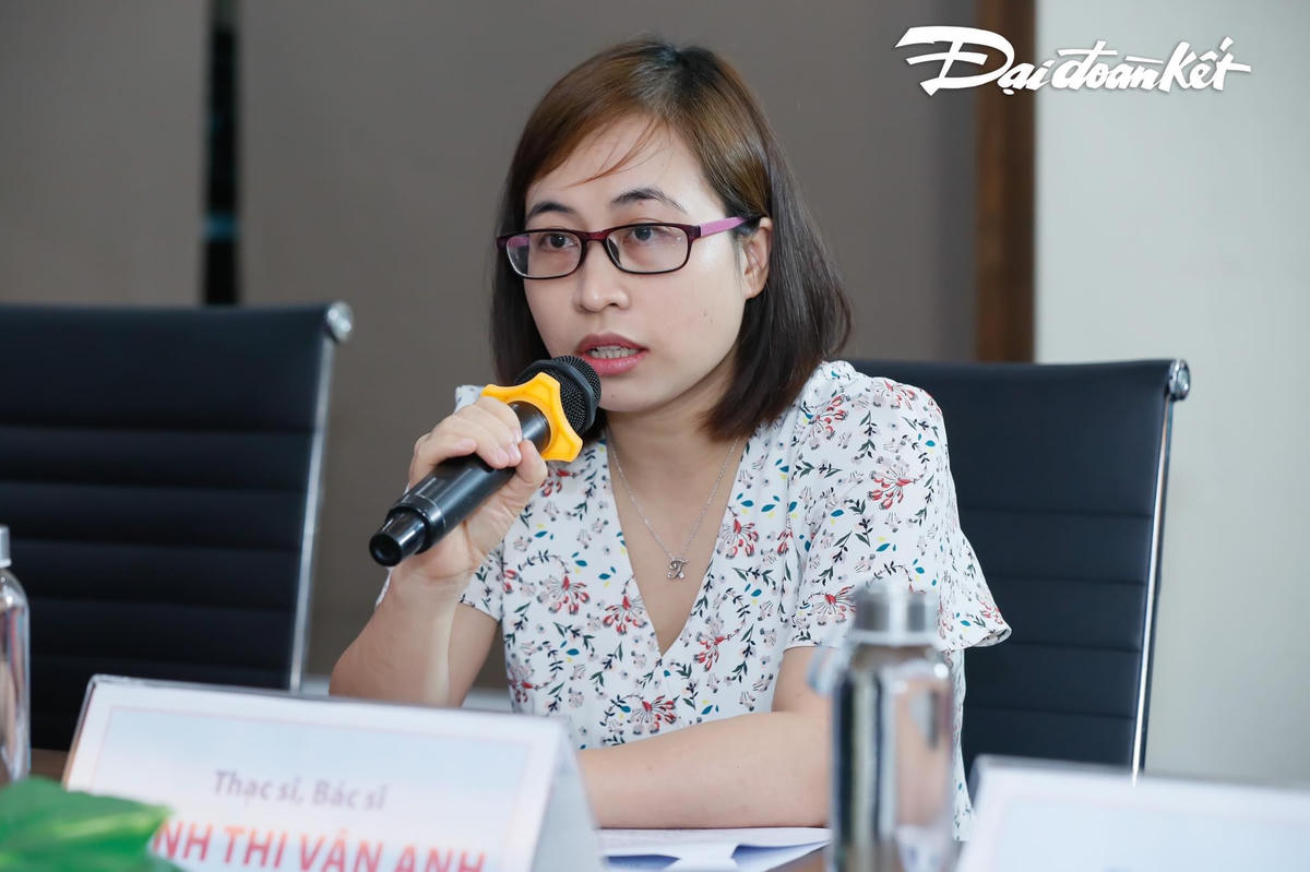Thạc sĩ, Bác sĩ Trịnh Thị Vân Anh - Viện sức khoẻ tâm thần Quốc gia. Ảnh: Quang Vinh.