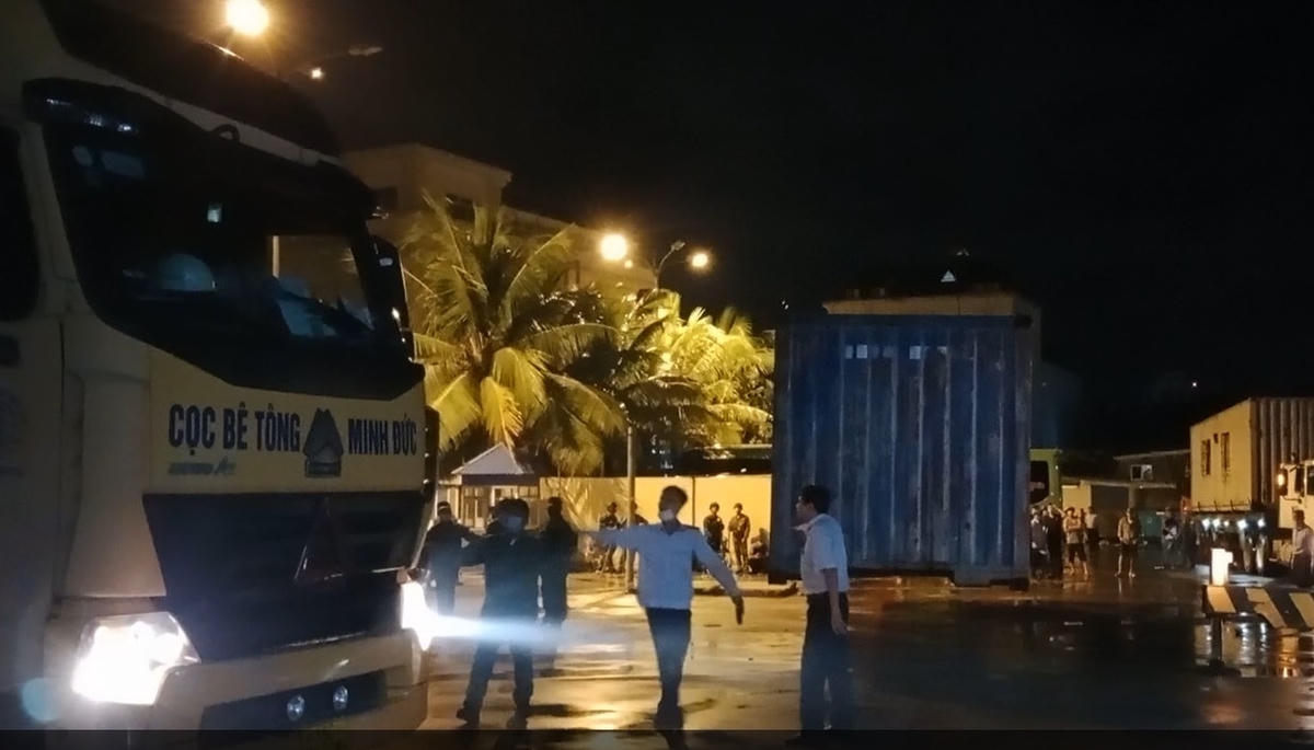Hiện trường vụ việc.