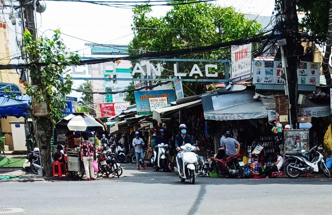 Hiện trạng chợ Sắt An Lạc.