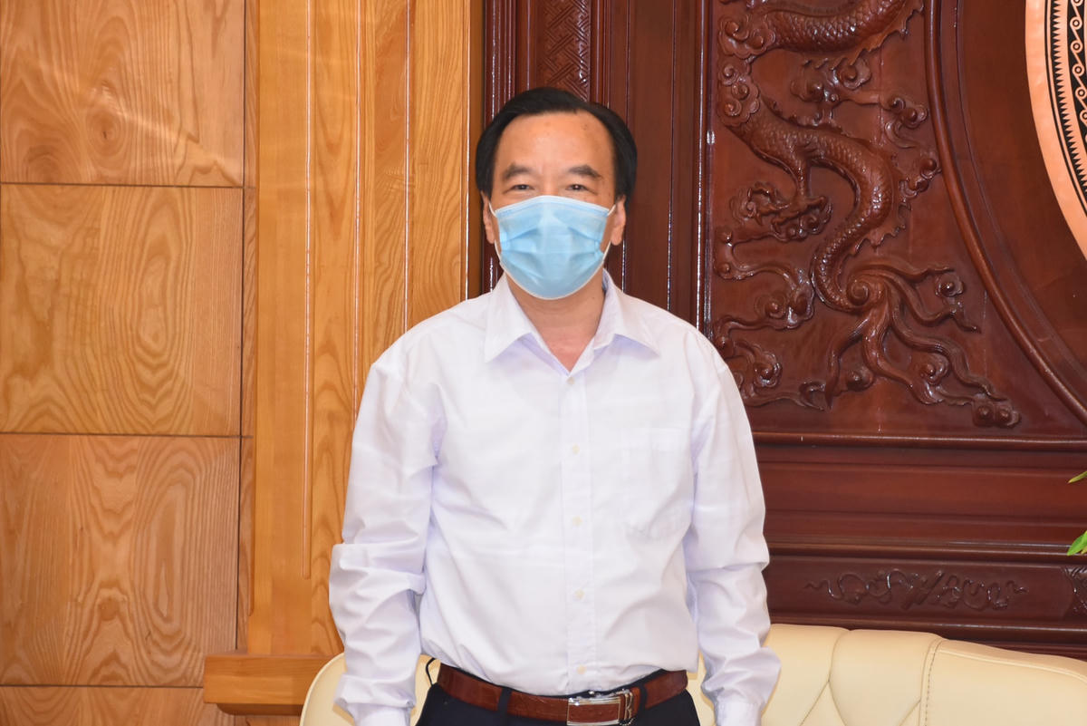 Phó Chủ tịch Ngô Sách Thực đề nghị tỉnh Bắc Giang cần chú trọng hơn công tác phòng, chống dịch, đảm bảo an toàn trong ngày bầu cử.