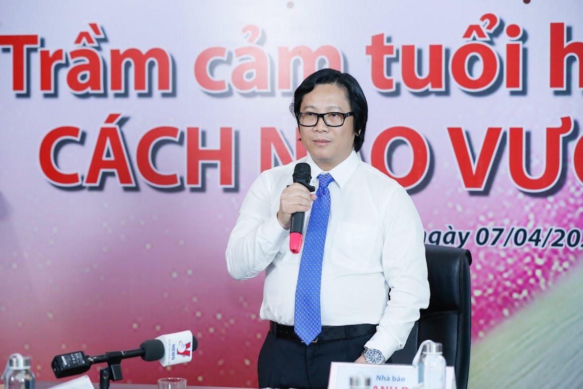 Nhà báo Lê Anh Đạt, Quyền Tổng Biên tập báo Đại Đoàn Kết. Ảnh: Quang Vinh.