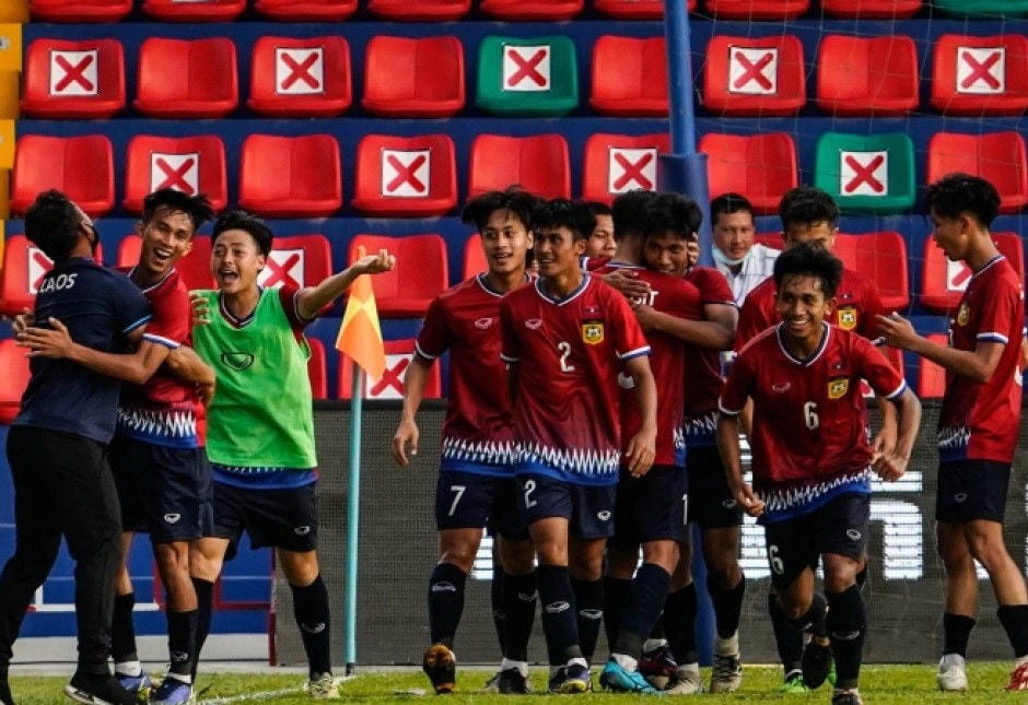 U23 Lào giành vé vào bán kết giải U23 Đông Nam Á. (Nguồn: AFF).