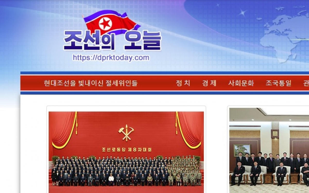 Ảnh chụp màn hình trang DPRK Today.  