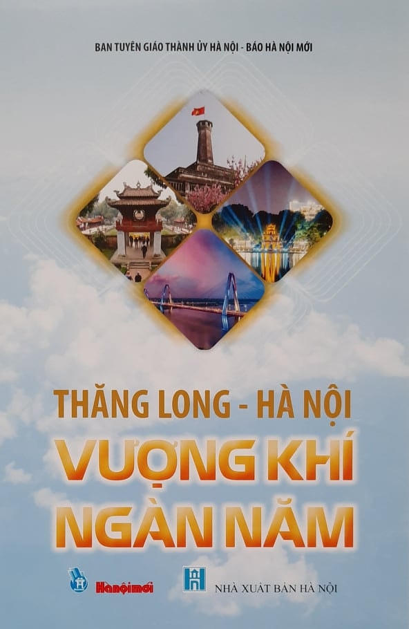 Bìa cuốn “Thăng Long - Hà Nội: Vượng khí ngàn năm”.
