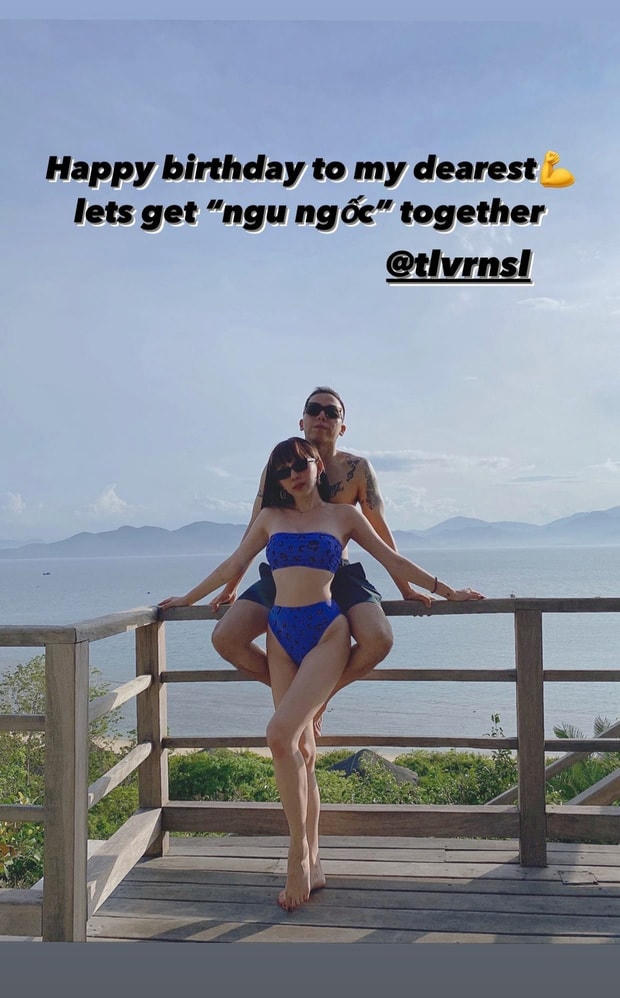 Vóc dáng chuẩn của vợ chồng Tóc Tiên khiến nhiều người ngưỡng mộ.