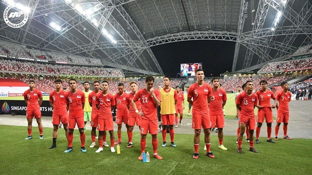 Đội tuyển Singapore giành chiến thắng 3-0 trước Myanmar trong ngày đầu ra quân tại AFF Cup 2020. (Nguồn: goal.com).