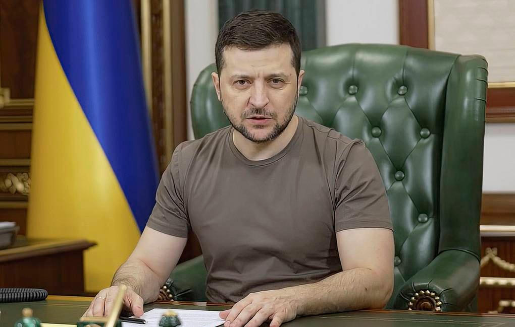 Tổng thống Ukraine Vladimir Zelensky. Ảnh: TASS.