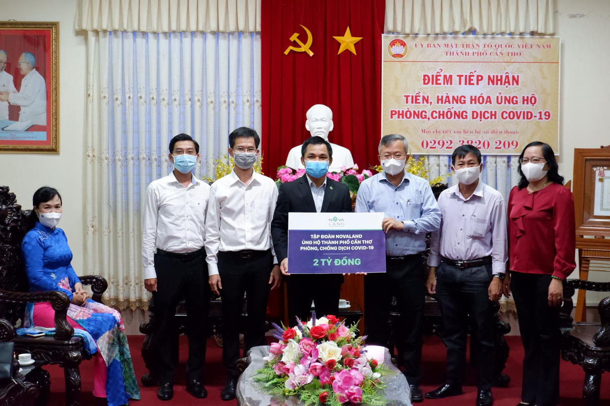 Mặt trận Cần Thơ tiếp nhận nguồn hỗ trợ từ doanh nghiệp cho công tác phòng, chống dịch Covid-19.