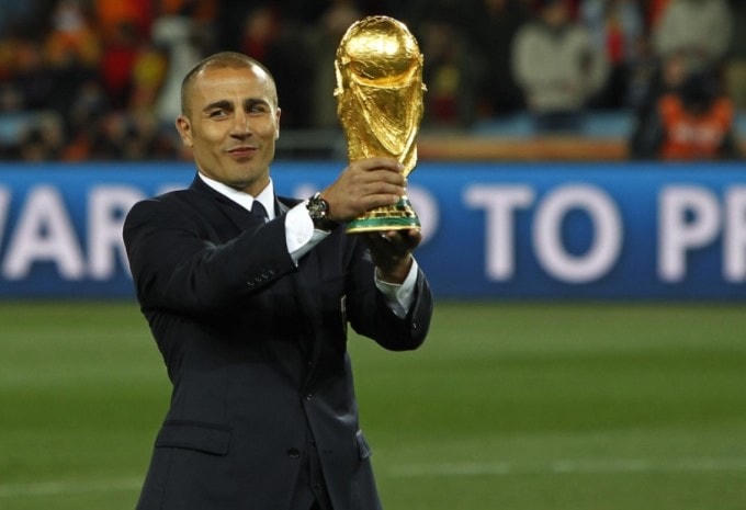 Cannavaro giúp Italy đoạt World Cup 2006 và giành Quả bóng Vàng cùng năm. Ảnh: Sky.
