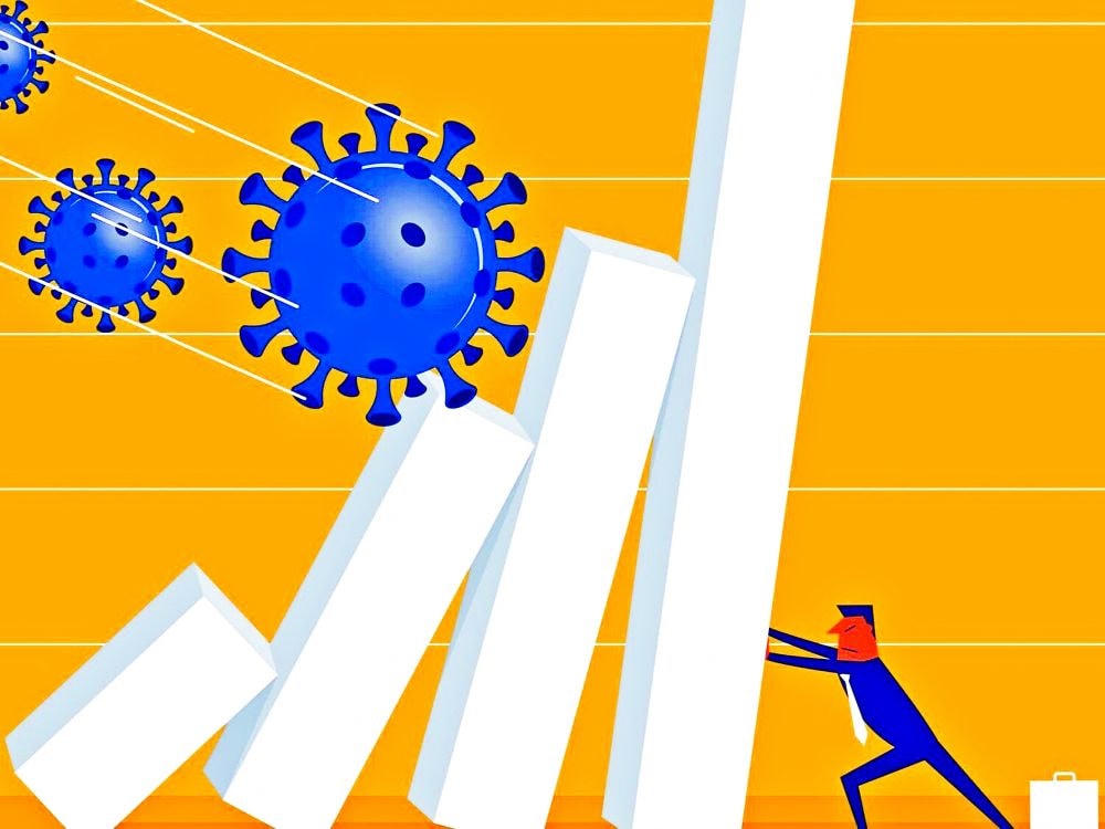 Kinh tế thế giới năm 2021 sẽ phục hồi không đồng đều. Nguồn: Economic Times.