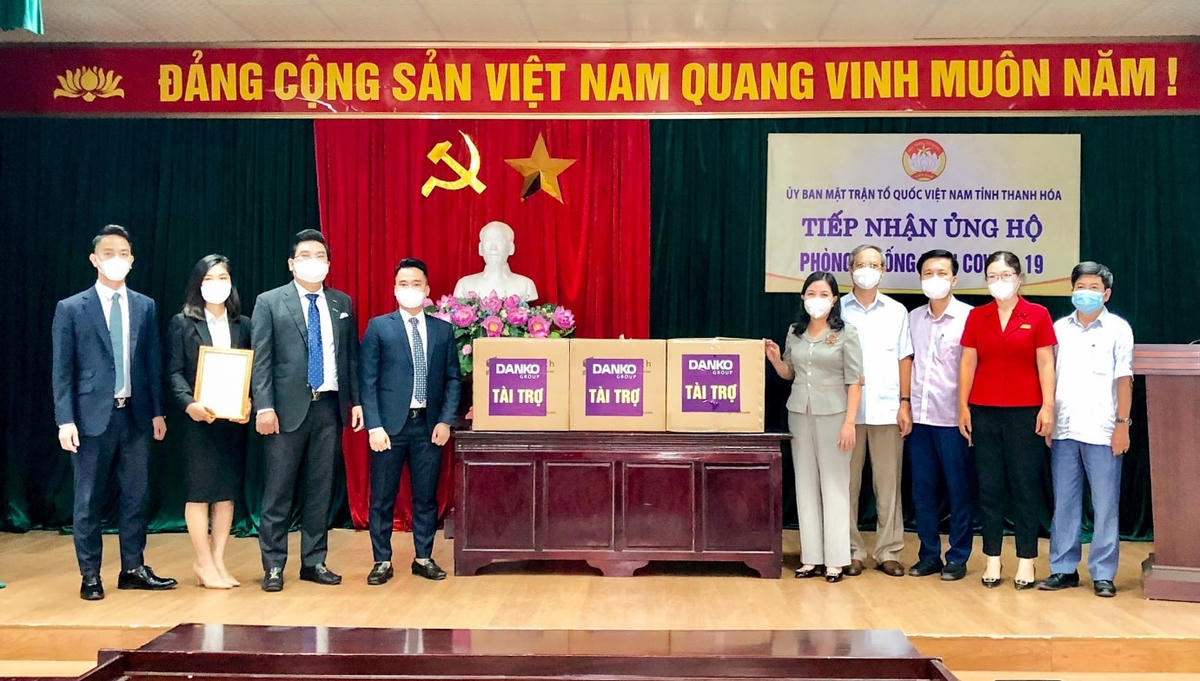 Danko Group chung tay cùng công tác phòng chống dịch tỉnh Thanh Hóa