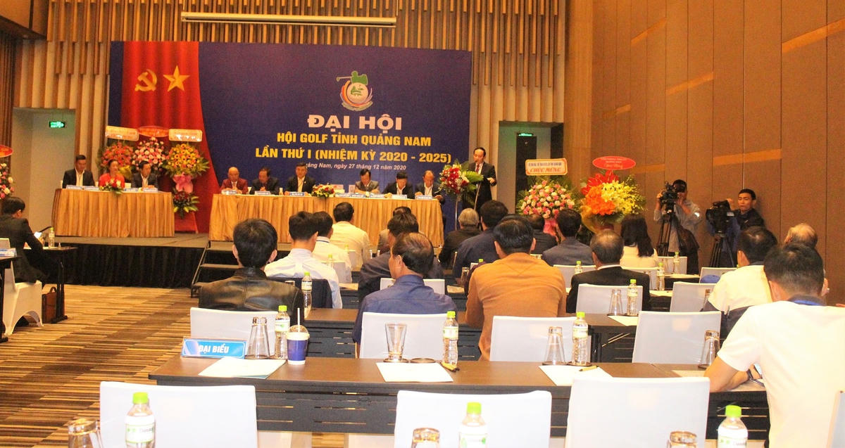 Quang cảnh Đại hội Golf tỉnh Quảng Nam lần thứ I.