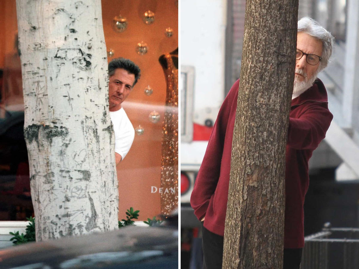 Dustin Hoffman đã thành thạo tránh các tay săn ảnh trong nhiều thập kỷ, anh luôn tìm ra điểm ẩn nấp hoàn hảo để che giấu bản thân.