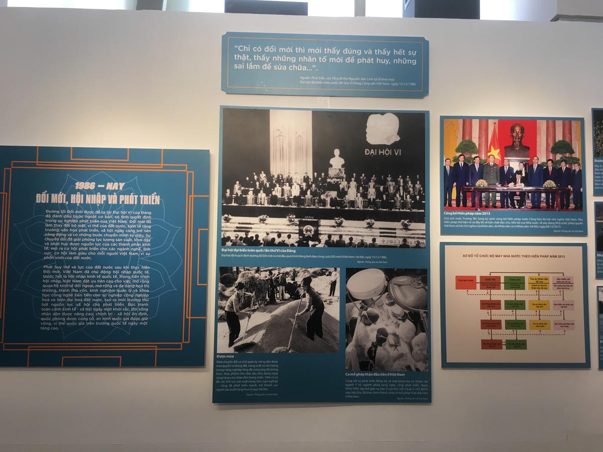 Vài hình ảnh trưng bày thời kỳ 1986 đến nay.