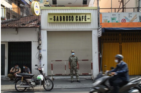 Quán cafe Sabroso số 211 Bùi Viện. Nguồn: Báo Công an TP Hồ Chí Minh.