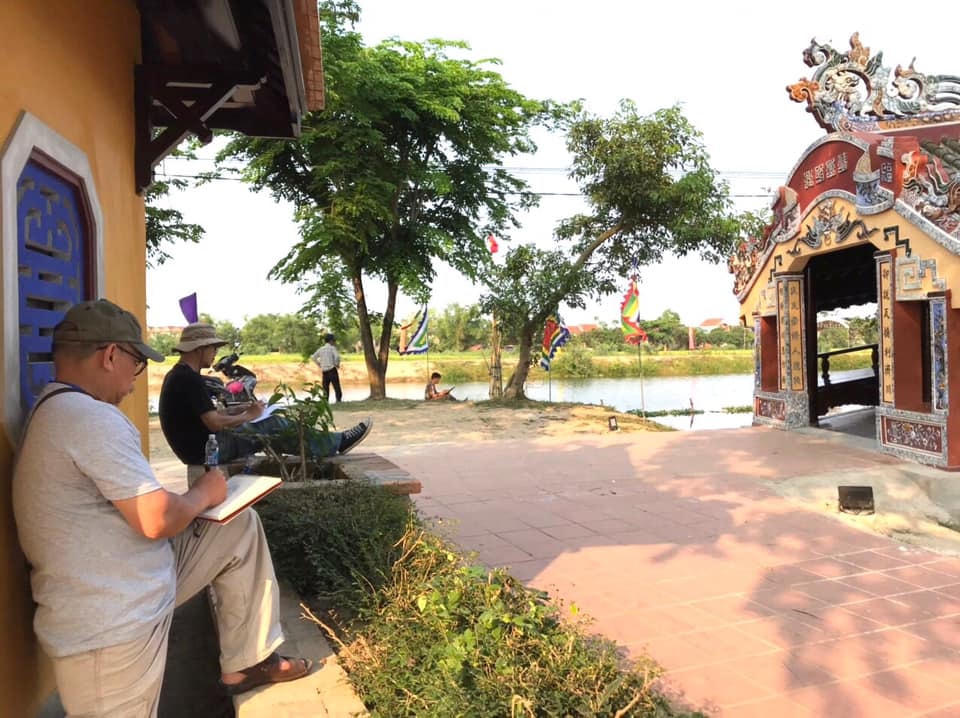 Ký họa về di sản Cố đô Huế