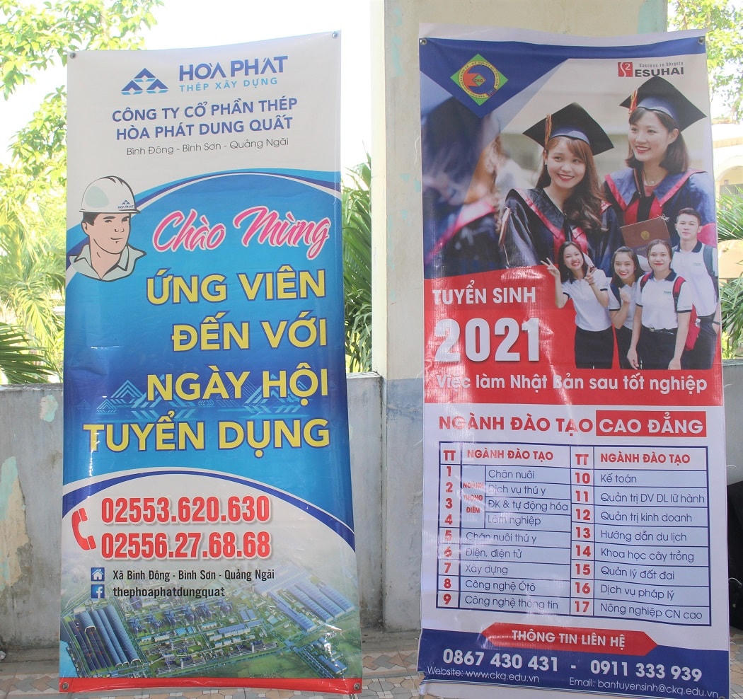 Các ngành nghề đạo của Trường CĐ KT-KT Quảng Nam và nhà tuyển dụng việc làm.