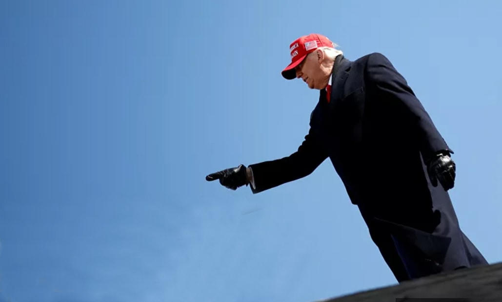 Tổng thống Mỹ Donald Trump trong một chiến dịch vận động tranh cử hôm 2/11. Ảnh: Sputnik.
