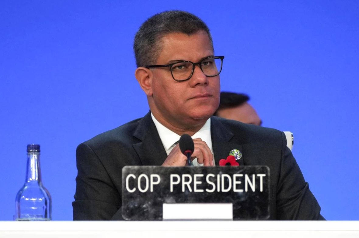 Ông Alok Sharma, chủ tịch Hội nghị thượng đỉnh COP26. Ảnh: Reuters.