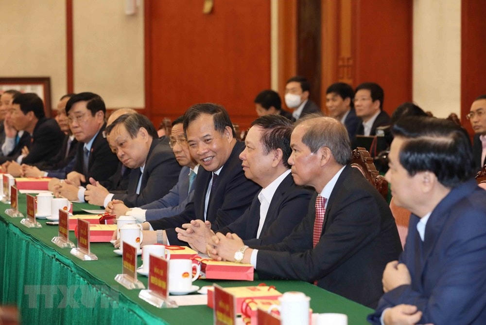 Đại biểu dự buổi gặp mặt. Ảnh: Phương Hoa/TTXVN.