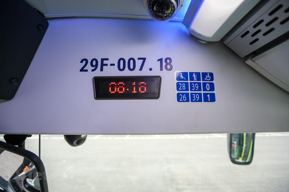 Được biết, VinBus là sản phẩm xe buýt điện đầu tiên của Việt Nam. (Ảnh: Minh Sơn/Vietnam+).