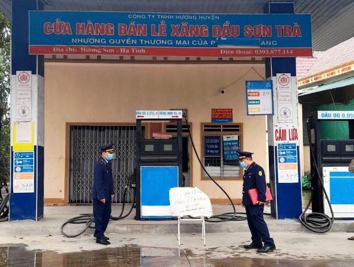 2 lỗi vi phạm, Cửa hàng xăng dầu Sơn Trà bị phạt 30 triệu đồng.