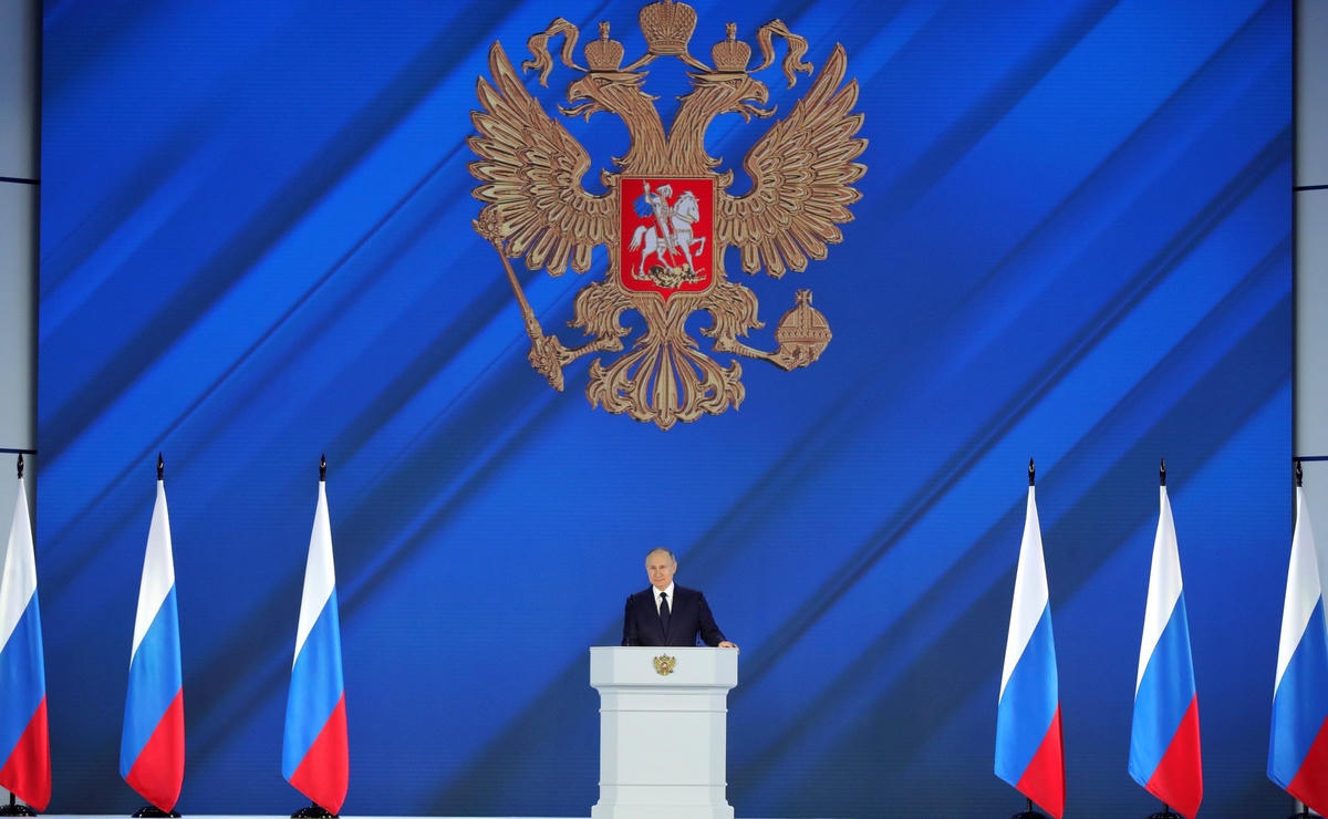 Tổng thống Nga Putin đọc Thông điệp Liên bang năm 2021.