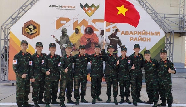 Các đội của Việt Nam giành thành tích cao tại Army Games 2020