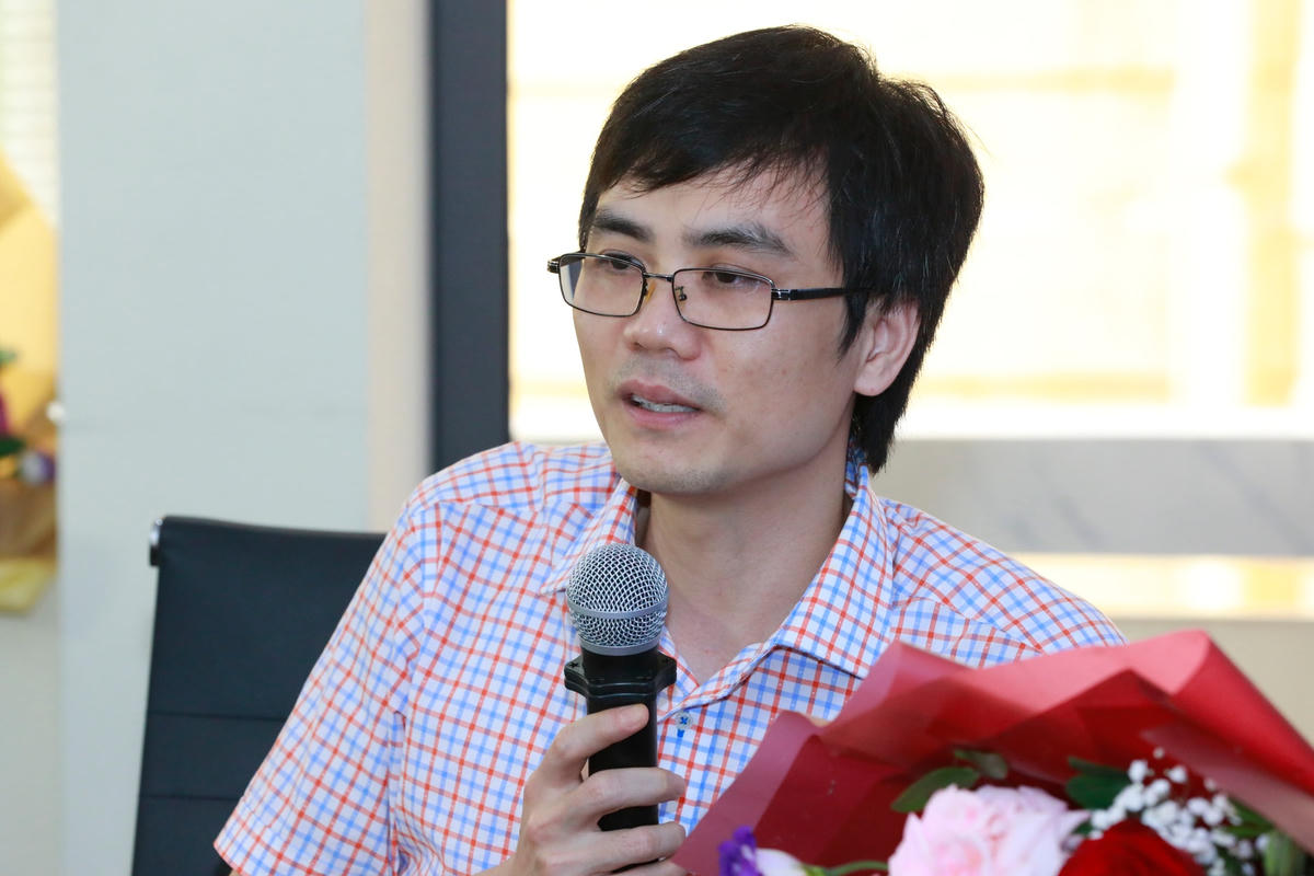 BS Nguyễn Quốc Nhật. Ảnh: Phạm Quang Vinh.