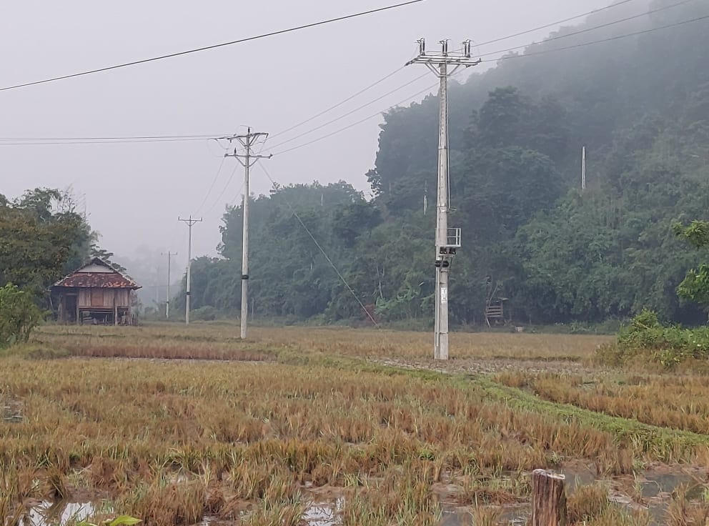 Đường điện về bản